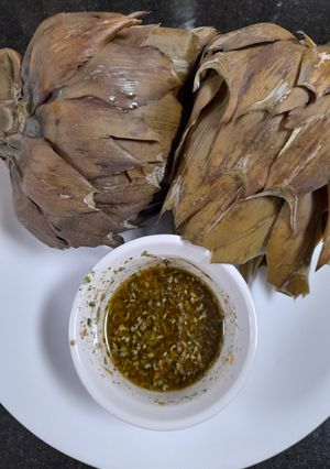 Una foto de Alcachofas
