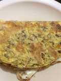 Omelette con carne seca
