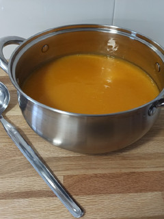 Una foto de Crema de calabaza
