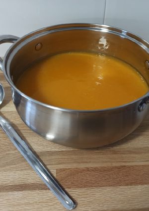 Una foto de Crema de calabaza