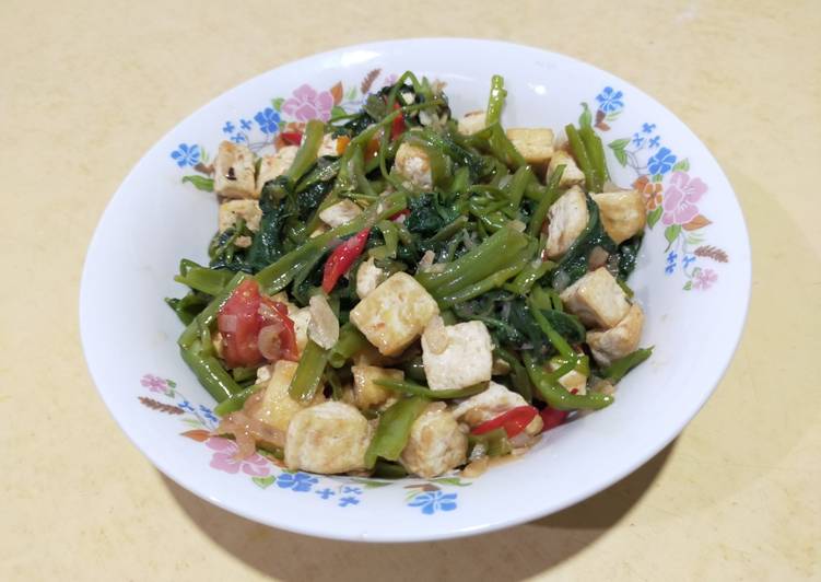 Tumis Kangkung Tahu