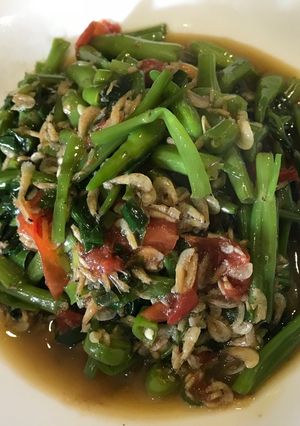 Foto resep Cah Kangkung Rebon (ebi)