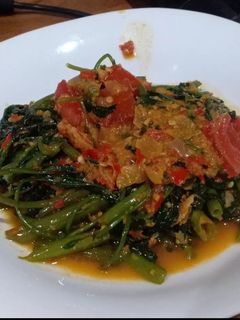 Foto resep Tumis kangkung terasi cabe