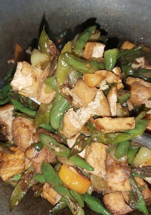 Foto resep Oseng tahu cabai ijo