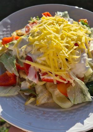 Vegán gyros szójával recept fotója