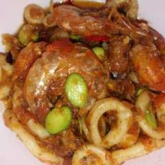 Sambel Goreng Cumi Pete Udang রেসিপির প্রধান ছবি