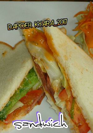 Foto resep Beef Sandwich & Vegetable salad
