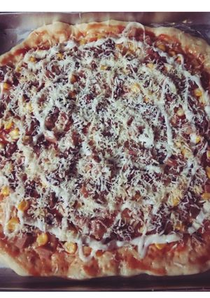 Foto resep Pizza empuk anti gagal #bikinramadanberkesan