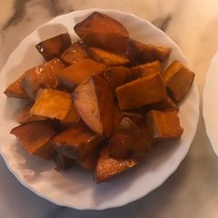 A picture of Roasted sweet potatoes.