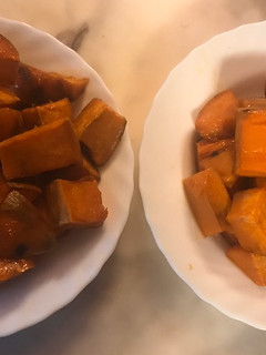 A picture of Roasted sweet potatoes.