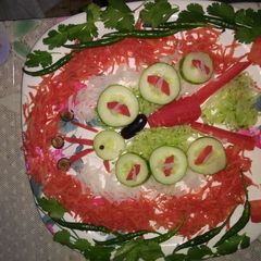 A picture of Tricolor salad.