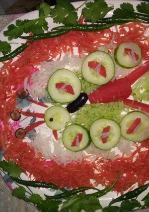 A picture of Tricolor salad.