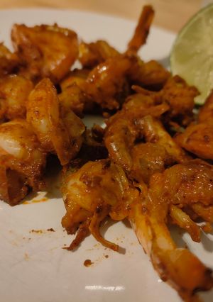 Una foto de Camarones zarandeados