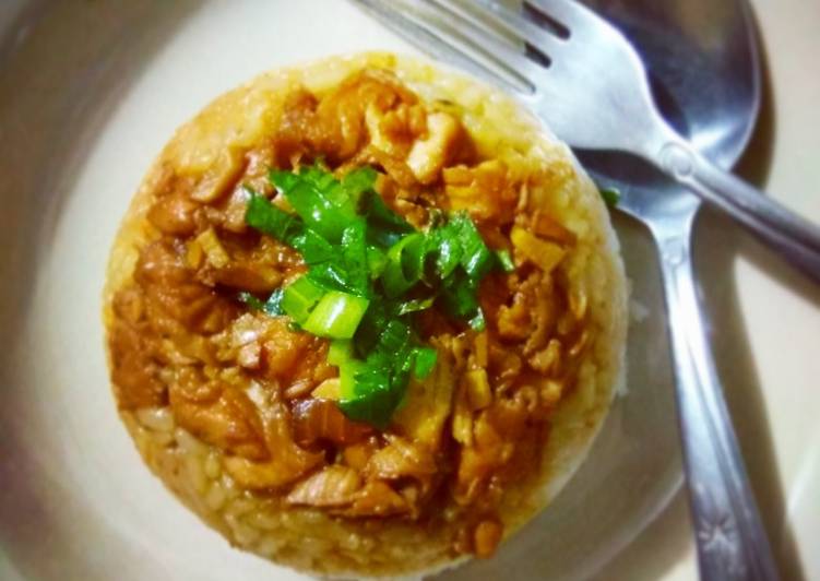 Resep Nasi Tim dada Ayam Anti Gagal