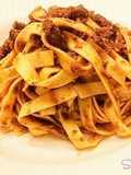 Storia di un piatto di pappardelle al sugo di cinghiale