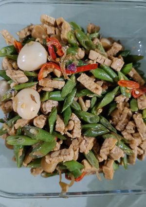 Foto resep Orek tempe buncis telur puyuh