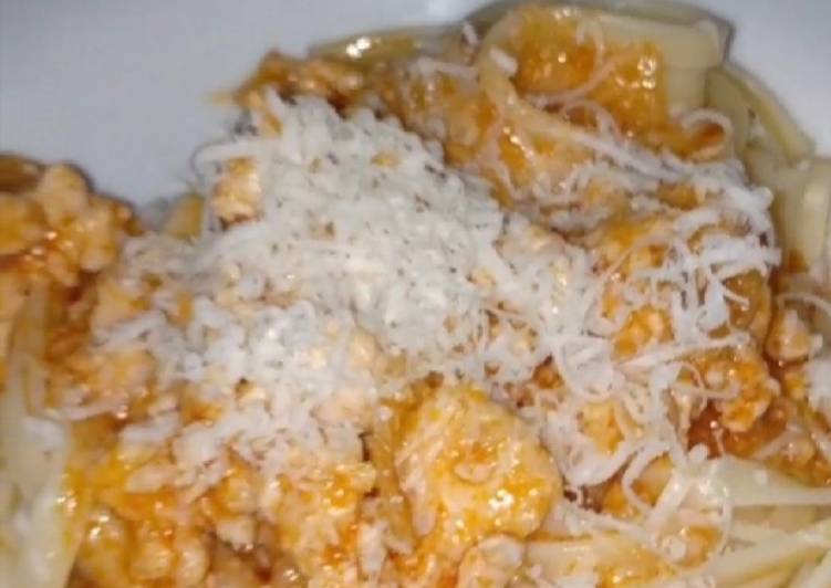 How to Prepare Favorite Fettuchine Saus Bolognaise simpel anti gagal
