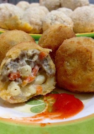 Foto resep Beef & Macaroni Croquette