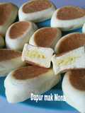 "Roti pipih keju" teflon