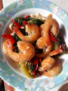Foto resep Tumis udang asam pedas