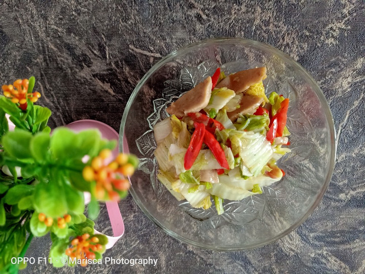 Resep Tumis Sawi Putih &amp;amp; bakso Anti Gagal