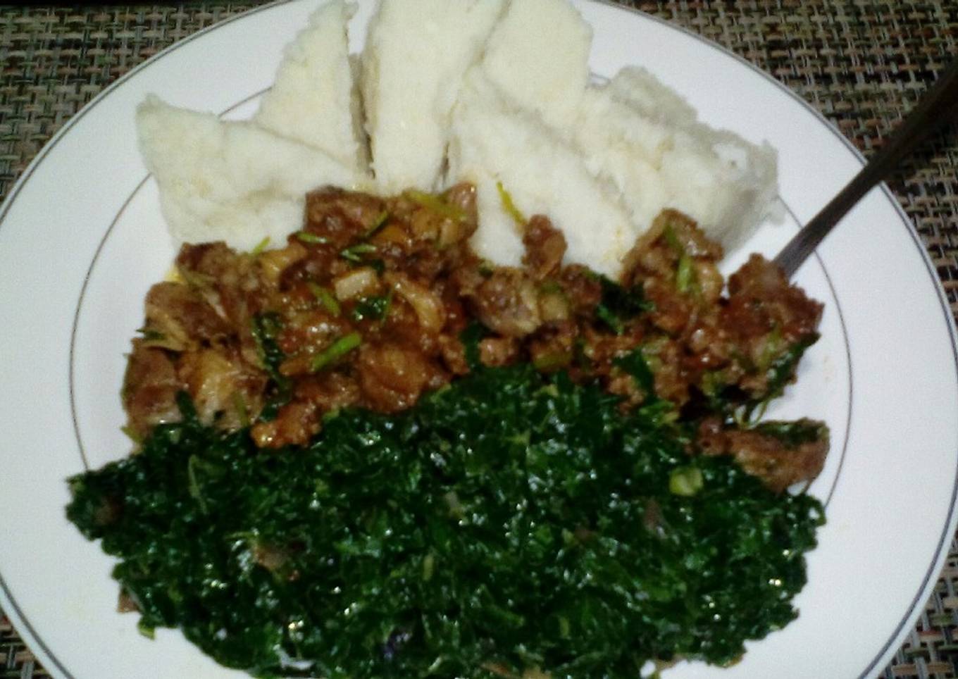 Ugali & stew