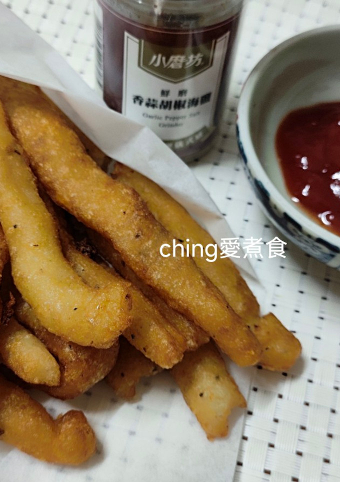 萬惡宵夜-炸魚薯條 的食譜成品照片