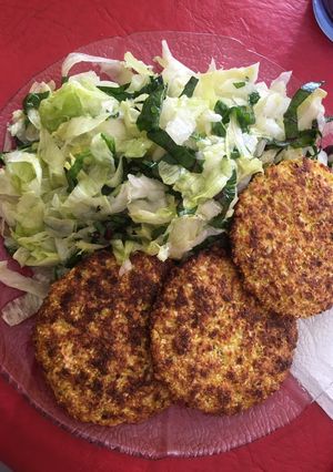 Una foto de Hamburguesa de coliflor