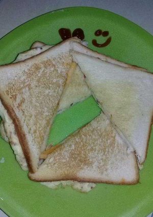 Foto resep Sandwich Roti Telur Kornet