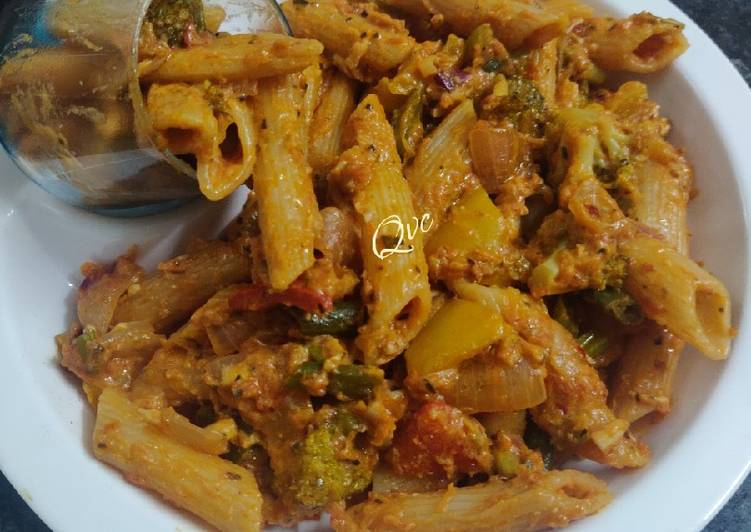 Steps to Prepare Creamy tomato pasta