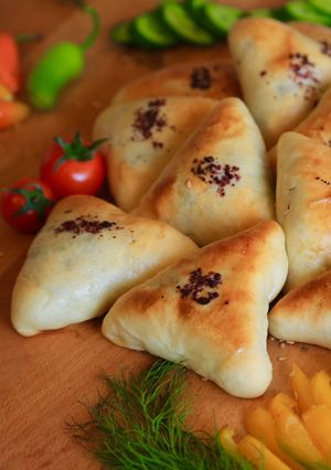 صورة لوصفة معجنات السبانخ بالشطة 🍃