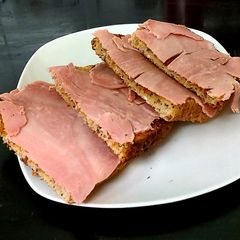 A picture of My Fave Ham Toast.