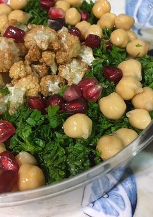 صورة لوصفة فتة الباذنجان والزهرة