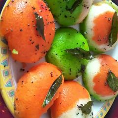 Veg tadka idlii A picture of Veg tadka idlii.