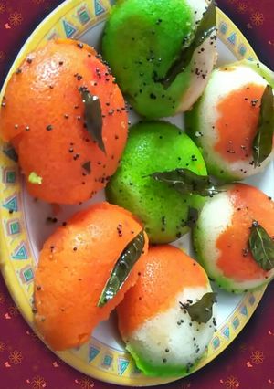 A picture of Veg tadka idlii.