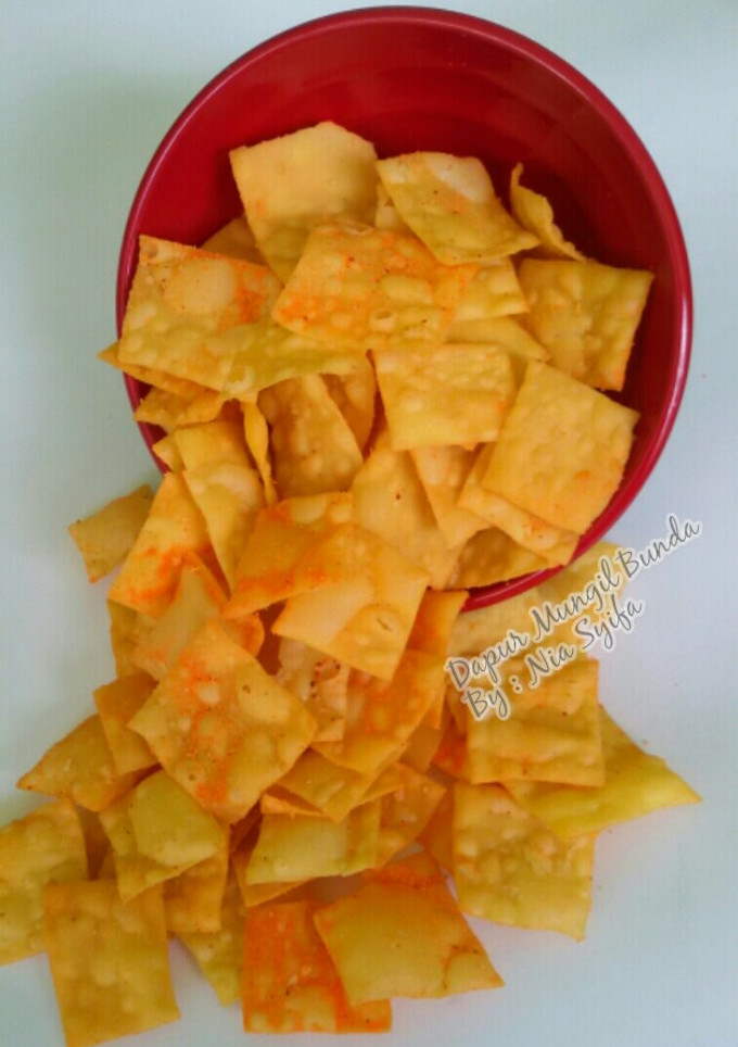Foto resep Keripik Kulit Pangsit