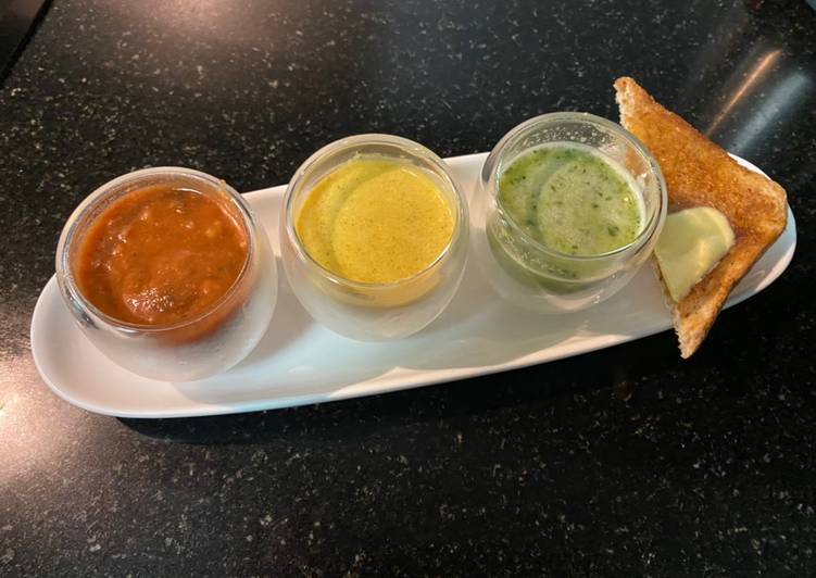 3 Traffic Light Soups - GREEN - Pea and Mint 3 Traffic Light Soups - GREEN - Pea and Mint