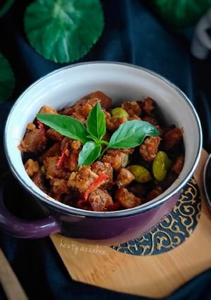 Foto resep Sambal goreng (tempe,Pete,krecek)