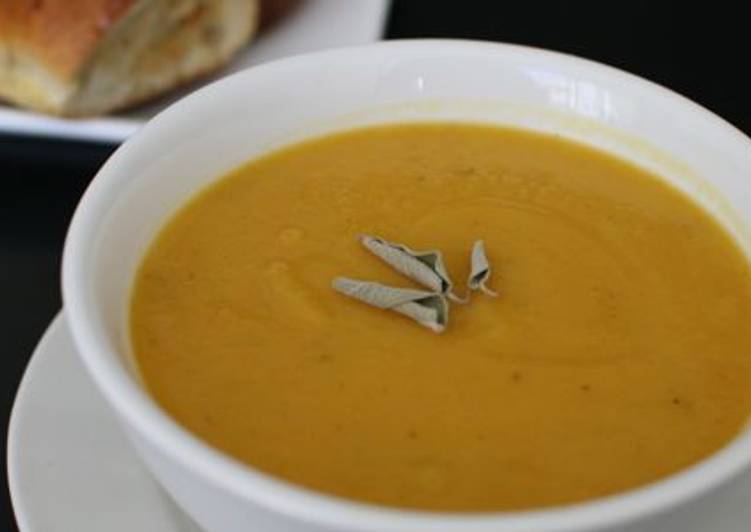 Recipe of Ultimate Roasted Butternut Squash and Pear Soup