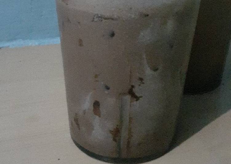 Bagaimana Menyiapkan Es cream avocado choko, Enak Banget