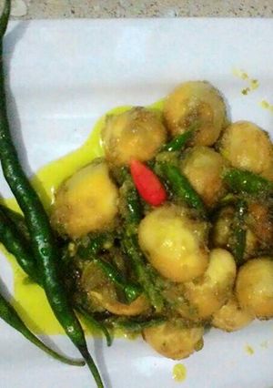 Foto resep Telur Puyuh Cabe Ijo