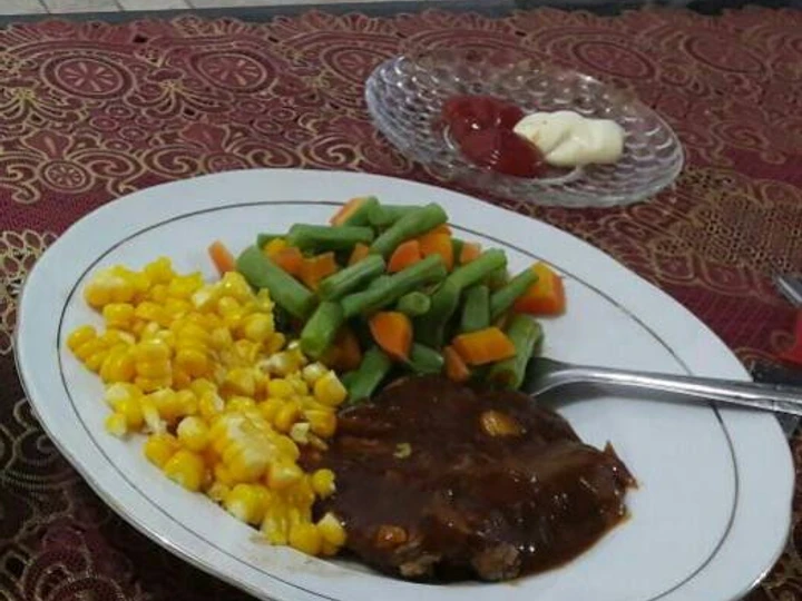 Langkah Gampang Menyiapkan Resep Steak Sapi Barbeque yang Lezat Sekali Anti Ribet, Sempurna