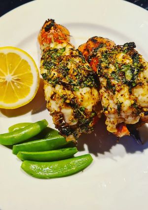 Foto resep Grill lobster tail