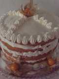 Bolo nacked cake branco com phisalis