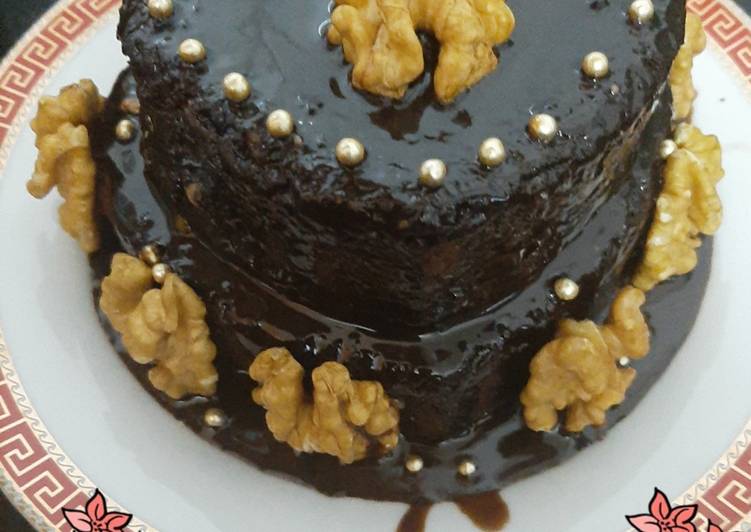 Simple Way to Make Homemade Chocolate Walnut Brownie
