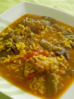 Una foto de Arroz caldoso de la montaña