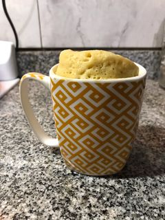 Una foto de Mug cake (torta en taza) de vainilla