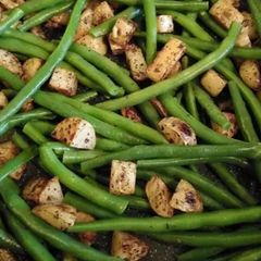 Vickys Fried Potato and Green Beans, GF DF EF SF NF A picture of Vickys Fried Potato and Green Beans, GF DF EF SF NF.