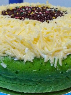 Foto resep Cake Pandan Kukus (No Mixer)