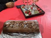 Una foto de tronco de chocolate